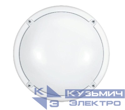 Светильник светодиодный 61 983 OBL-R1-13-4K-WH-IP65-LED-SNR 13Вт 4000К IP65 1300лм ЖКХ с датчиком движения круг бел. (аналог НПП) ОНЛАЙТ 61983
