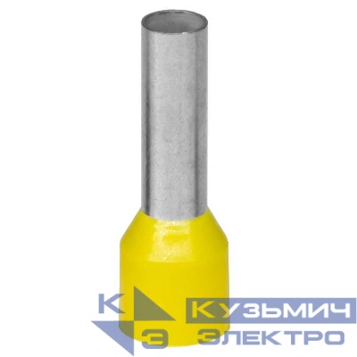 Наконечник-гильза с изолирован. фланцем для жилы 25кв.мм длина контактн. части 18мм желт. DKC IF25-18YW