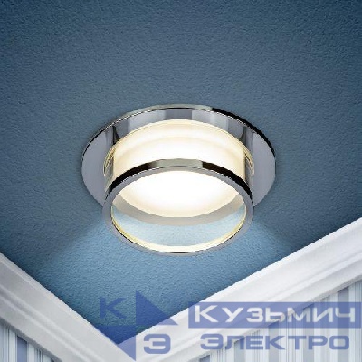 Светильник декоративный DK99 CH MR16 GU5.3 встраив. хром ЭРА Б0058394