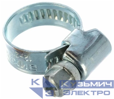 Хомут металлический червячный 12-20 9мм (уп.50шт) Вихрь 73/9/1/21