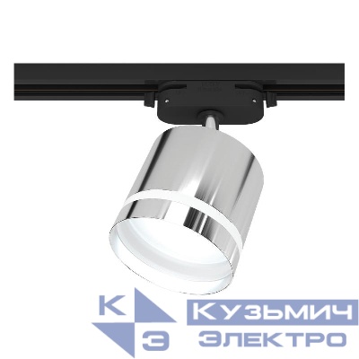 Светильник трековый ARTLINE поворотный 85х85х80мм GX53 230В алюм./пластик. 4кв.м хром. Ritter 59867 5