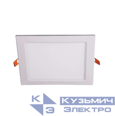 Светильник светодиодный PPL-S WH 12Вт 6500К IP40 170мм ДВО встраив. ультратонкий квадрат JazzWay 5008366A