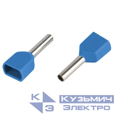 Наконечник-гильза двойн. НШвИ(2) 2.5-12 с изолированным фланцем (уп.50шт) Эра Б0063289