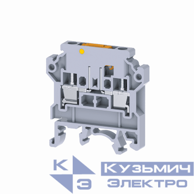Клемма с ножевым размыкателем винтовая OptiClip CKT-4-MT-N-I сер. КЭАЗ 289795