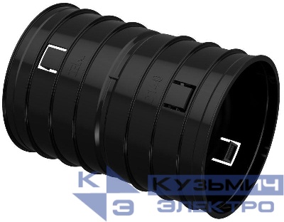 Муфта соединительная для двустенной трубы d140мм ELASTA IEK CTA12D-M140-K02-R