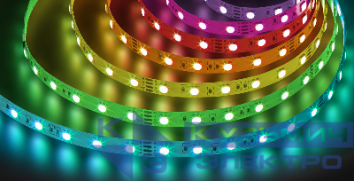 Лента светодиодная 95 313 NLS-5050RGB60-14.4-IP20-24V (уп.5м) Navigator 95313