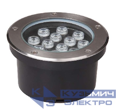 Светильник светодиодный для ландшафтного и архитектурного освещения PGR R180 12Вт 4000К Chrome грунт. IP67 Pro+ JazzWay 5006560A