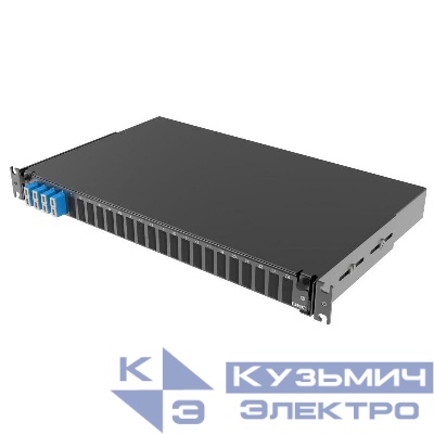 Полка оптическая выдвижная 1U с адатерами 4 х duplex SC OS2 в комплекте с лицевой панелью пигтейлами сплайс-кассет(ой/ами) и гильзами КДЗС DKC RNFP9DSCU4
