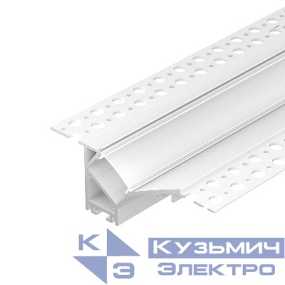 Профиль FANTOM-W45-BEVEL-2000 WHITE L2000 алюм. Arlight 039949