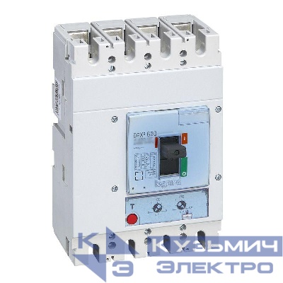 Выключатель автоматический 4п 630А 70кА DPX3 630 термомагнитн. расцеп. Leg 422037