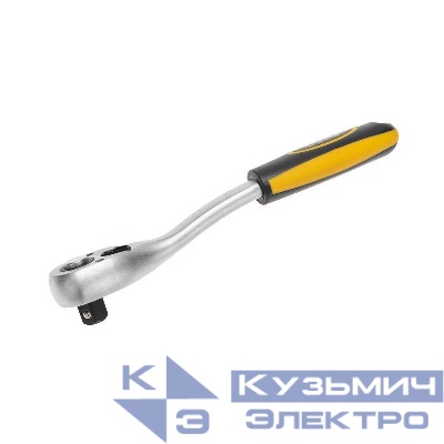 Ключ-трещотка для торцовых головок 1/2 СrV 72 зубца Kranz KR-12-8401