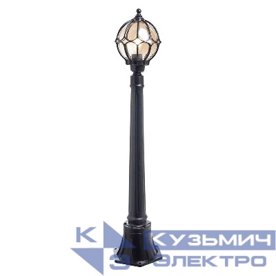 Светильник PL3706 60Вт E27 IP44 230В садово-парковый черн. FERON 06343