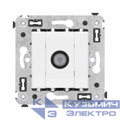 Розетка телевизионная оконечная TV СП Avanti "Белое облако" DKC 4400523