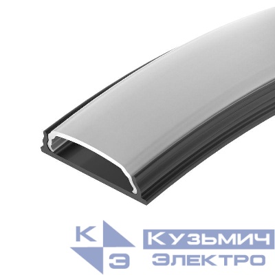 Профиль ARH-BENT-W18-2000 ANOD BLACK L2000 алюм. Arlight 039588