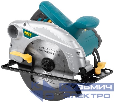 Пила дисковая 1300Вт 4700об/мин 190/20мм железная опора FIT 80405