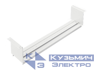 Вводно-распределительное устройство ВРУ 3U, 19" с DIN рейкой, без крышки, серый