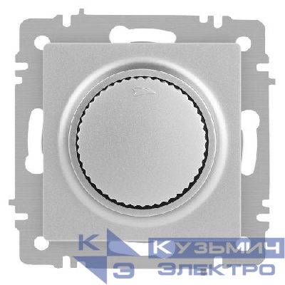 Светорегулятор поворотный СП Accent 6-401-03 600Вт 230В IP20 алюм. Intro Б0063674