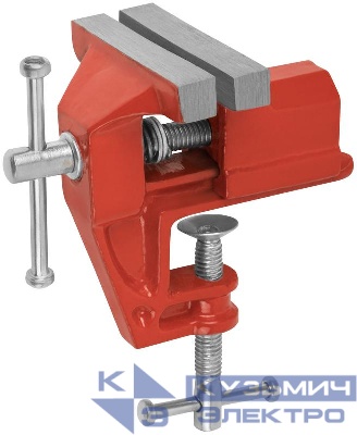 Тиски настольные облегченные 70мм (0.85кг) КУРС 59407