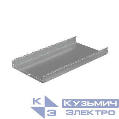 Лоток листовой неперфорированный 600х100 L3000 сталь 1.2мм "БЫСТРЫЙ МОНТАЖ ПЛЮС" LNplus100-600-1.2-3000 оцинк. КМ PL0383