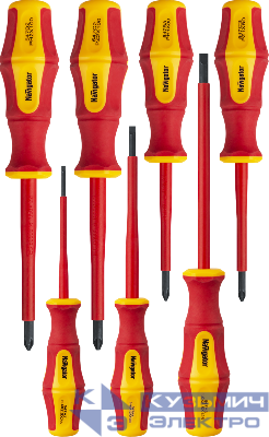 Набор отверток диэлектрических NHT-Оtd03-H7 (7шт) Navigator 95263