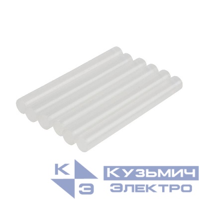 Стержень клеевой d11мм L100мм прозр. (блист.6шт) Rexant 09-1225