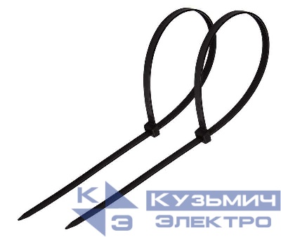 Хомут кабельный 4.8х500 нейл. черн. (уп.100шт) Rexant 07-0501