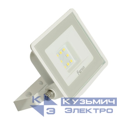 Прожектор светодиодный LL-918 10Вт 6400К IP65 AC 230В/50Гц 2835SMD бел. FERON 29491