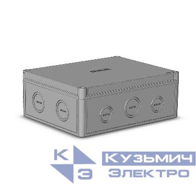 Коробка АБС низкая крышка сер. МП HEGEL КР2803-411