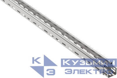 Лоток листовой перфорир. 50х50 L3000 сталь 0.55мм оцинк. IEK CLP10-050-050-055-3