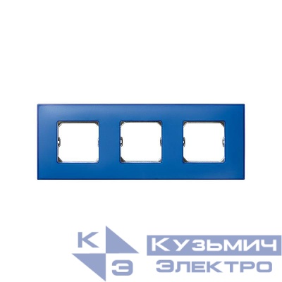 Рамка 3-м Simon27 Neos васильковый Simon 27773-67