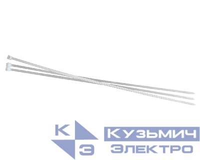 Стяжка нейлоновая 350*4,6 / 100 шт (белая), NETKO Optima "SZ"