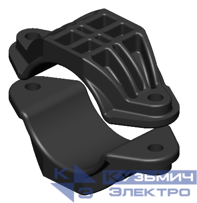 Крепление одиночное кабельное d65-90мм EKF scc6590