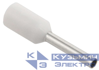 Наконечник НШВИ(2) 0.75-10 бел. (уп.100шт) IEK UTE10-D2-1-100