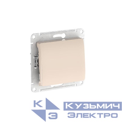 Выключатель 1-кл. Glossa (сх. 1) 10AX быстрозажим. клем. механизм беж. SE GSL000211S