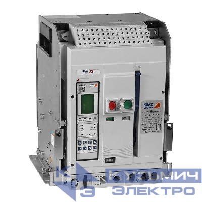 Выключатель автоматический 3п 800А 50кА OptiMat A-800-S1-3P-50-D-MR8.2-B-C2200-M2-P05-S2-06 КЭАЗ 366275