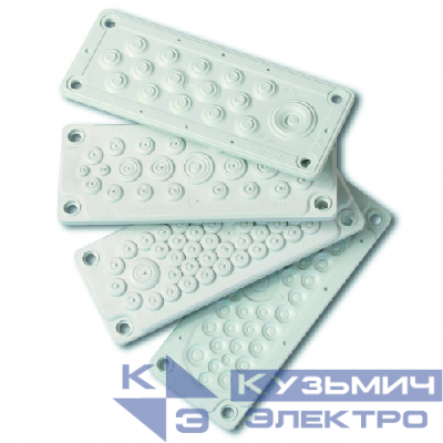 Ввод кабельный FL13 пластик V0 UL94 IP55 +130 - 40град.C (10 отв.) DKC R5HTB10