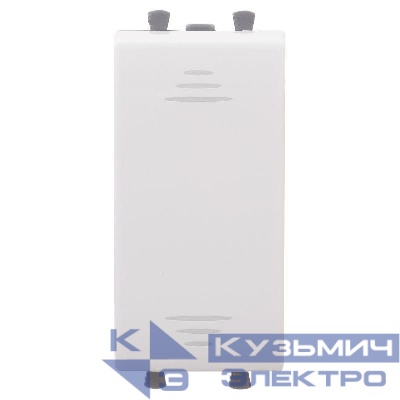 Переключатель модульный 1-кл. 1мод. Avanti "Белое облако" 16А IP20 бел. DKC 4400111
