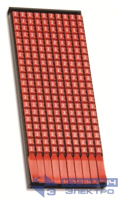 Маркер для кабеля 1.5-2.5мм символ "х" (уп.200шт) DKC MKSGS2