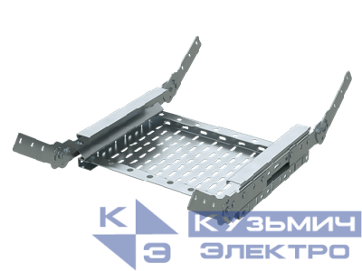 Угол для лотка вертикальный 500х100 цинк-ламель DKC USF015ZL