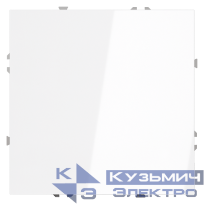 Заглушка VOLTUM S70 с суппортом, (белый глянцевый)