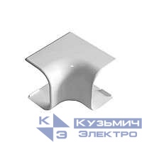Угол для кабель-канала РКК внутренний 74х55 Арктика бел. Ruvinil УВН-74х55