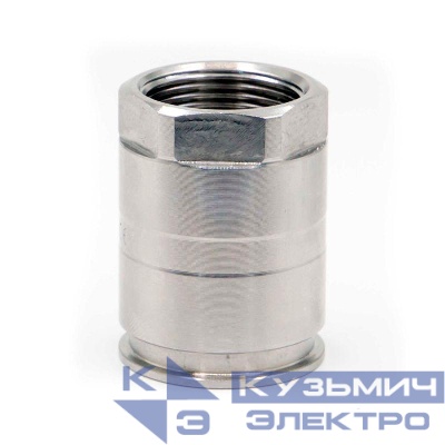 Муфта труба-коробка d40мм IP66/IP67 М40х1.5 внутренняя резьба нержавеющая сталь AISI 303 DKC 6112-40X