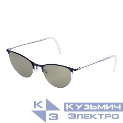 Очки черно-белые солнцезащитные из титана с оливк. линзами DKC PIS2FNWC