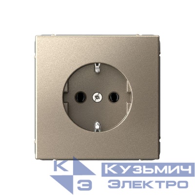Розетка ArtGallery 16А с заземл. механизм шампань SE GAL000543