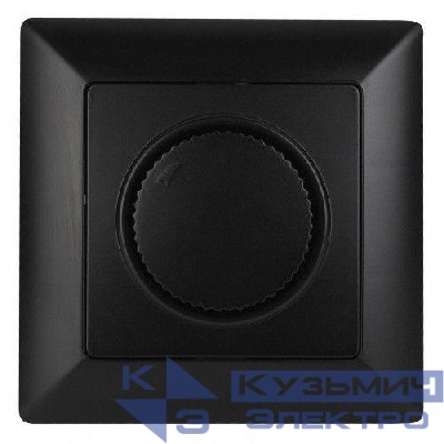 Светорегулятор поворотный СП Solo 4-401-05 600Вт 230В IP20 антрацит Intro Б0053709