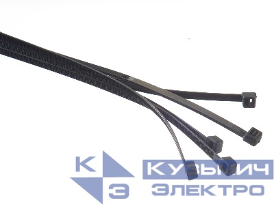 Стяжка нейлоновая 500*4.8 /50 шт/ светостойкая (черная), NETKO Optima