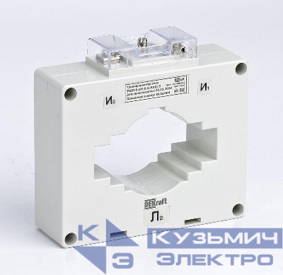 Трансформатор тока ТШП-0.66 800/5А кл. точн. 0.5S 10В.А d100мм DEKraft 50117DEK