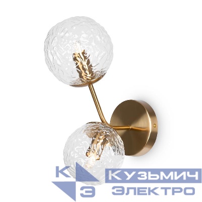 Светильник Fluff 40Вт E14х2 IP20 бра настен. Freya FR5207WL-02BZ