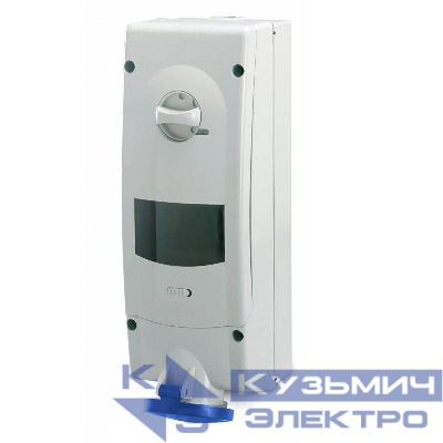 Розетка наружн. уст. 16А 230В 2P+E с DIN-рейкой на 6мод. IP44 DKC DIS5671683