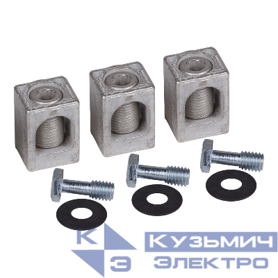 Комплект зажимов одногнездных 185кв.мм для ВА04-36/ВА51-35 УХЛ3 КЭАЗ 141134